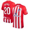 Levné Atlético Madrid Witsel 20 Domácí Fotbalové dresy 2023-24 Krátký Rukáv